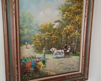 Acrylic on canvas  decor art