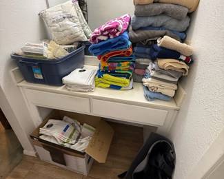 Bath towels and curtains