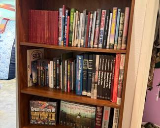 Books and bookshelf
