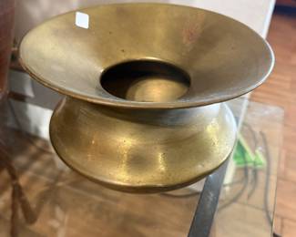 Mid Century modern, brass spittoon 