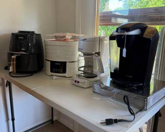 Air fryer, coffee maker, Keurig, dehydrator