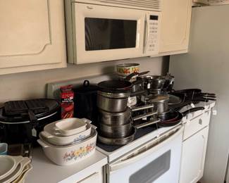 Pyrex and Corning ware 