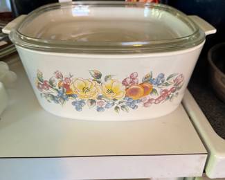 Corningware, Orchard rose/peach floral