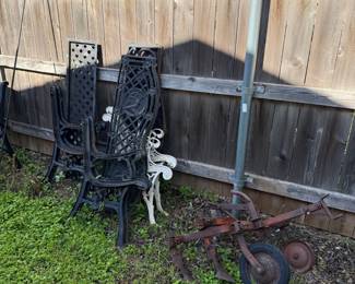 Cast iron bench parts