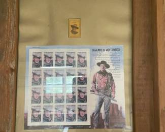 Wildflower Lane Estate Sale in Bay City  New John Wayne Collection Stamps