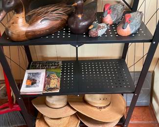 Wildflower Lane Estate Sale in Bay City decoy ducks wooden