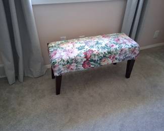 floral bench
