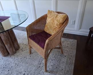 wicker chair