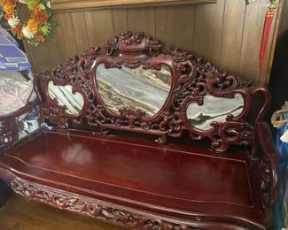 Beautiful antique Chinese 7 piece furniture  set. 