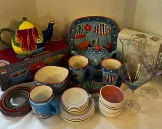 Colorful Beachy Kitchenware