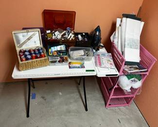 Folding Sewing Table  Supplies