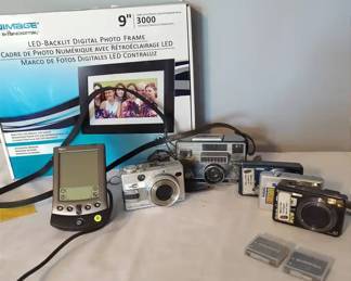 Cyber Shot Cameras, Palm Pilot, Led Photo Frame