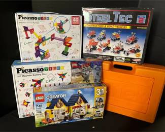 Legos, Picasso, Steel TEC, Kinex