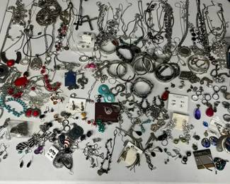 Silver Toned Costume Jewelry