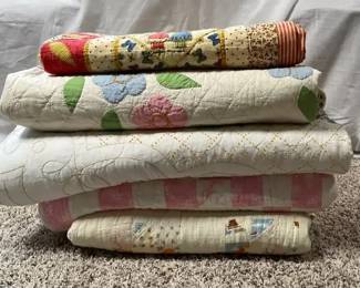 Handmade Quilts, Varying Sizes