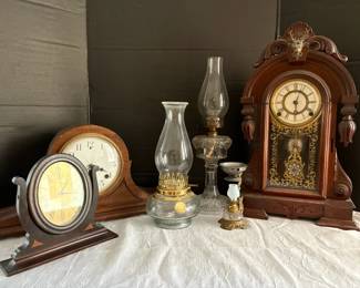 Old Clocks And Lanterns