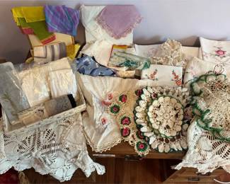 Vintage Womens Silk Scarves, Handkerchiefs  More