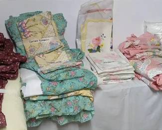 Vintage JCPenny Bedding and Curtians