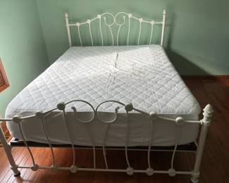 Metal Queen Bed Frame and Mattress