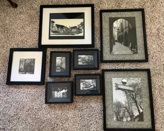 Black  White Framed Art
