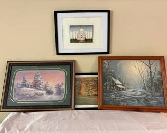 Various Framed Art