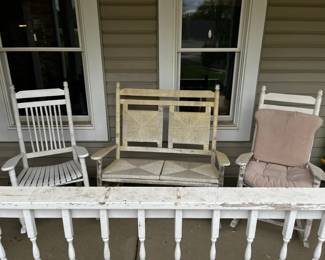 Set of 3 Rocking Chairs