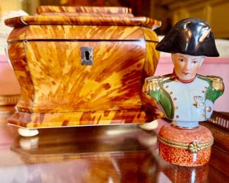 Large 19th C tortoise box