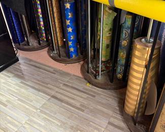 Tons Of Commercial sized rolls of wrapping paper and Ribbon 