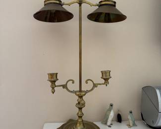Pair of Antique Brass Lights