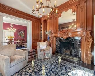 Pair of Crate and Barrel Swivel Club Chairs