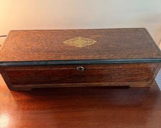 Antique Inlay Music Box