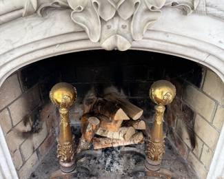 Several Pairs of Antique Andirons 