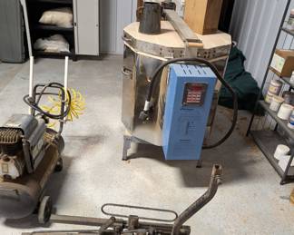 Kiln is sold. Art supplies available 