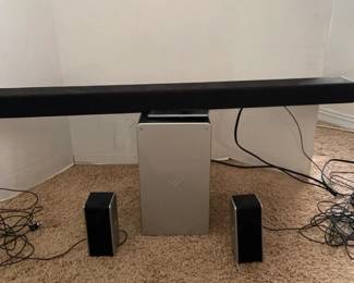 Vizio Sound Bar And Speakers