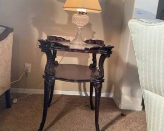 Set Of 2 Matching Side Tables And Lamp