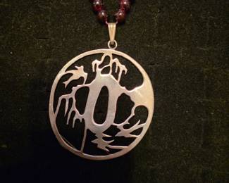 Unique hand made Sterling necklace 