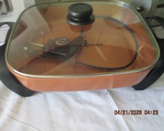 COPPER ELECTRIC SKILLET