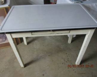 ENAMEL TOP UTILITY TABLE
