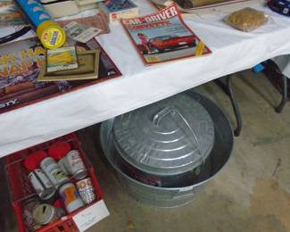 ALUMINUM TUB AND CAN