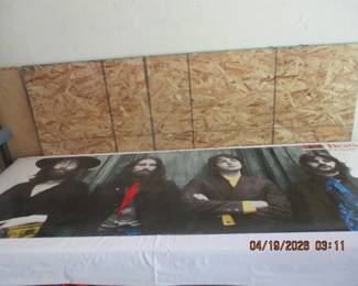 6'2" BEATLES POSTER - NEVER DISPLAYED
