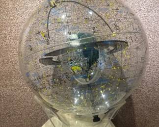 Vintage Robert Farquheur Transparent Globe