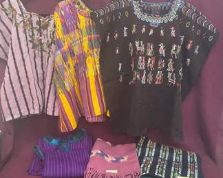 Traditional Huipiles, Scarf  Wrap Skirt From Guatemala.