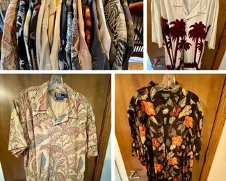 077-JM: X-Large Hawaiian-Style Men’s Shirts #2