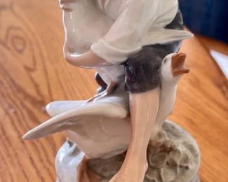 052-K: Royal Copenhagen “The Goose Thief” Figurine