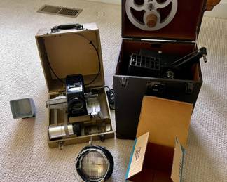 074-MBR: Vintage Film & Slide Projectors