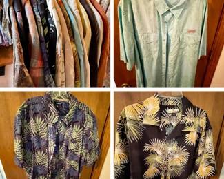 076-JM: X-Large Hawaiian-Style Men’s Shirts #1