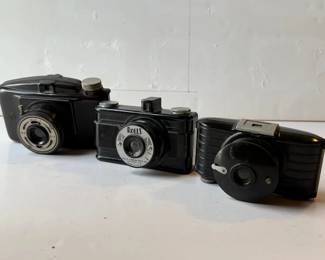 017-JM: Trio of Vintage Bakelite Cameras