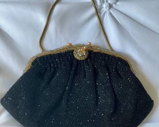 062-BR1: Vintage Higbee French Beaded Clutch