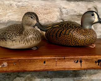 095-JM: Wooden Duck Decoy Pair #2