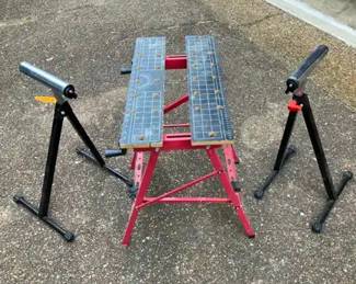 138-GAR: Portable Workbench & Roller Trestles
